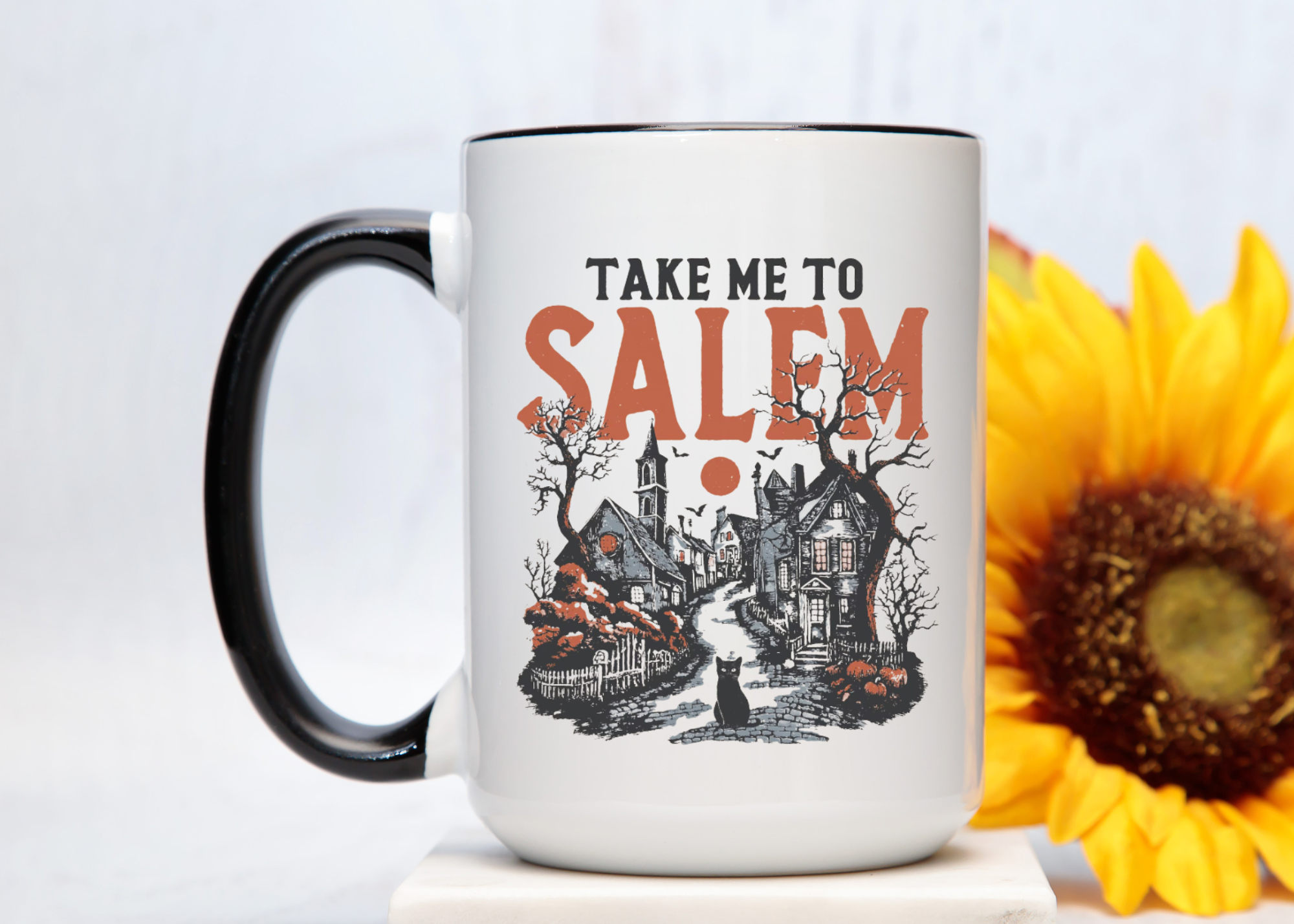 AromaSarapy - Vente Tasse à café - Emmène-moi à Salem | Tasse de sorcière0