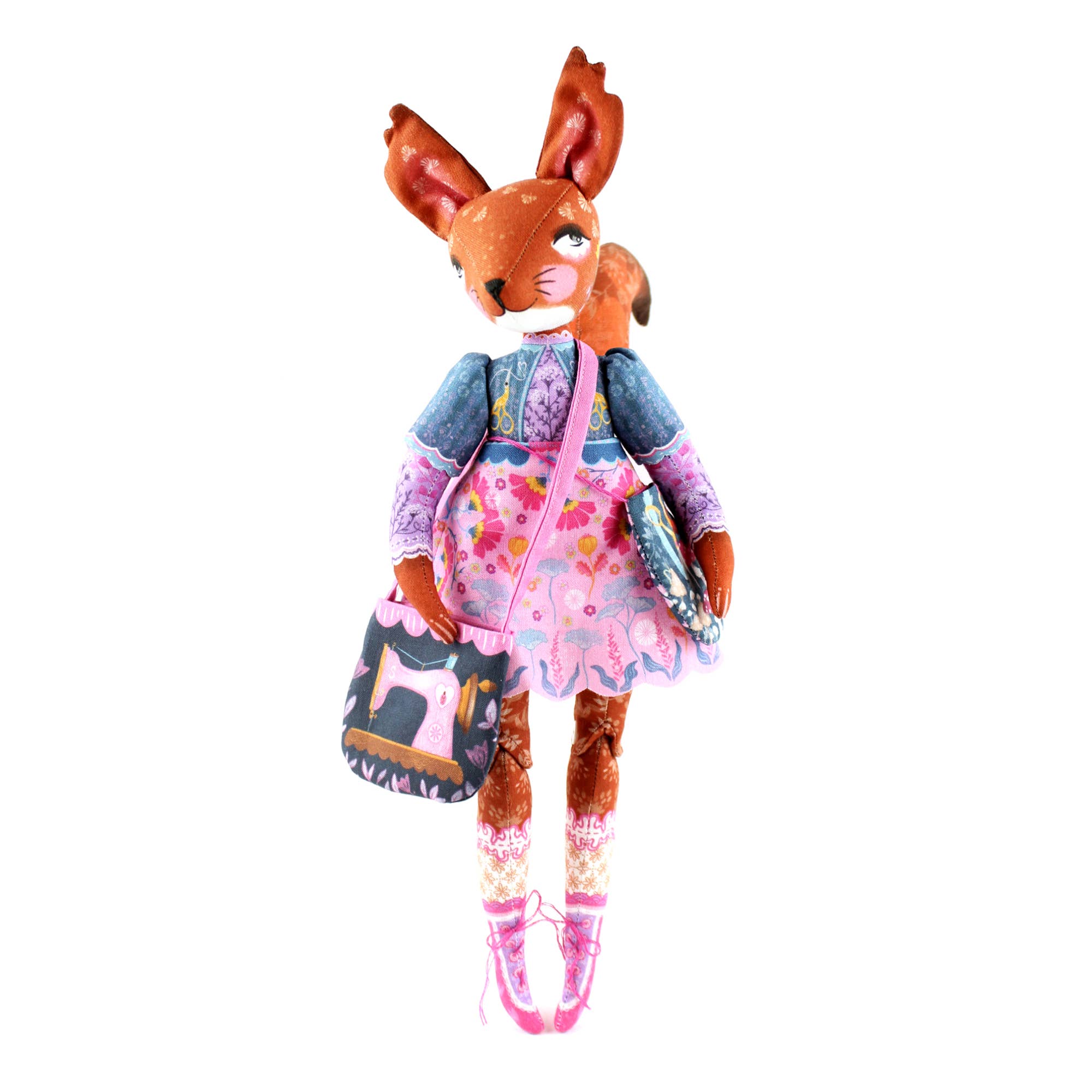 Miss Ella - Wholesale DIY Craft Kit - DIY Kit - Sami the Sewing Squirrel sewing kit 2