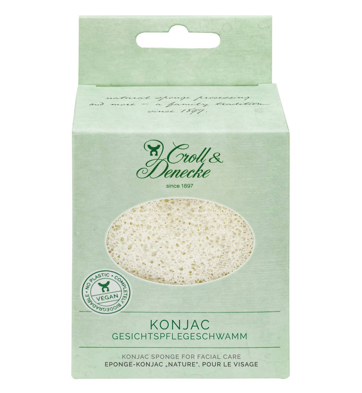 Croll & Denecke – wholesale Facial cleanser – Konjac facial sponge, sensitive skin, vegan, facial spa0