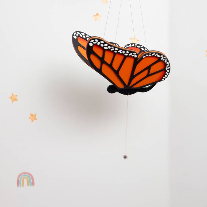 Tulia's Artisan Gallery - Wholesale Mobile - Monarch Butterfly Flying Mobile4