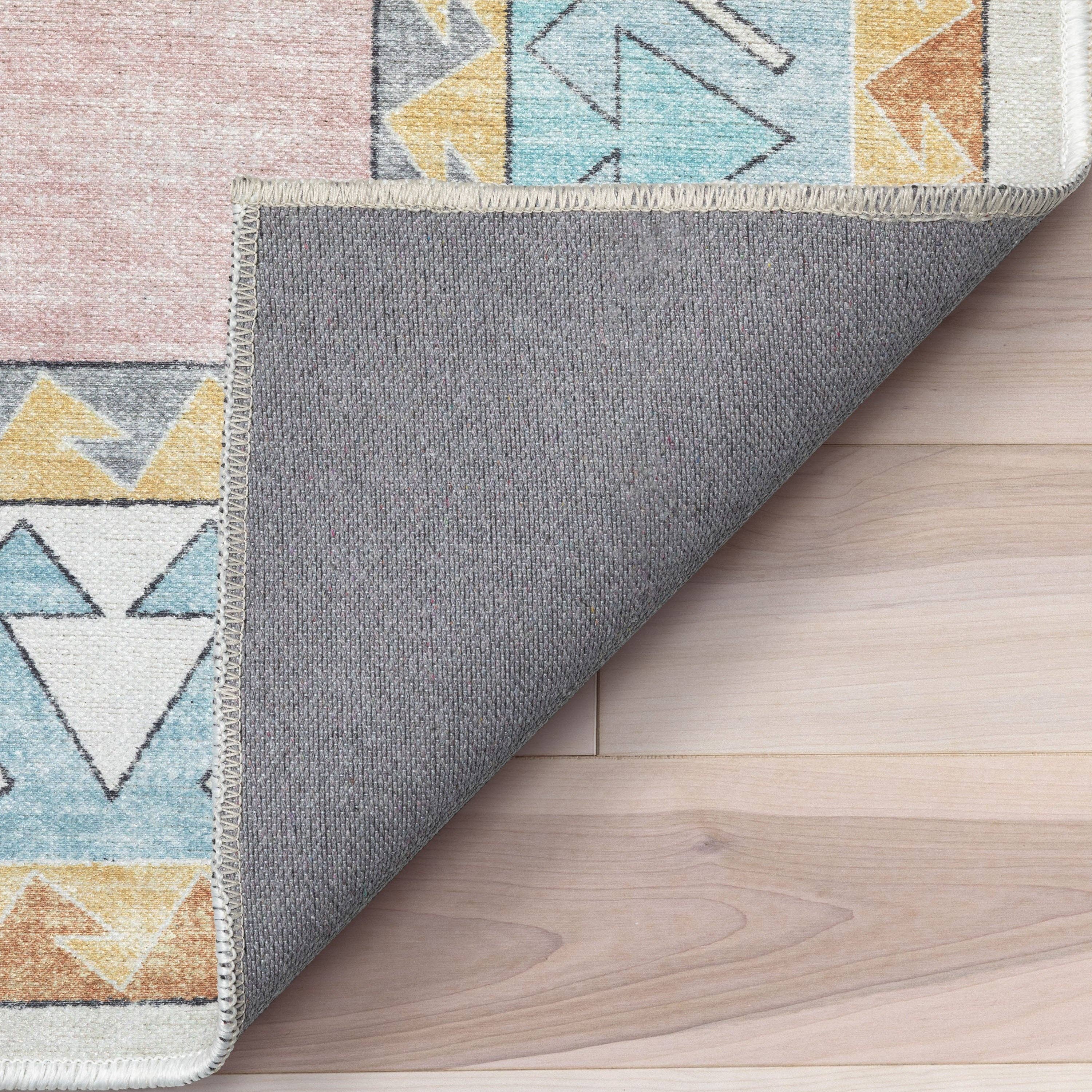 Well Woven – Großhandel Teppichvorleger – Kind & Baby – Moderner flachgewebter Kinderteppich Ethnic Soft Medallion in Rosa3