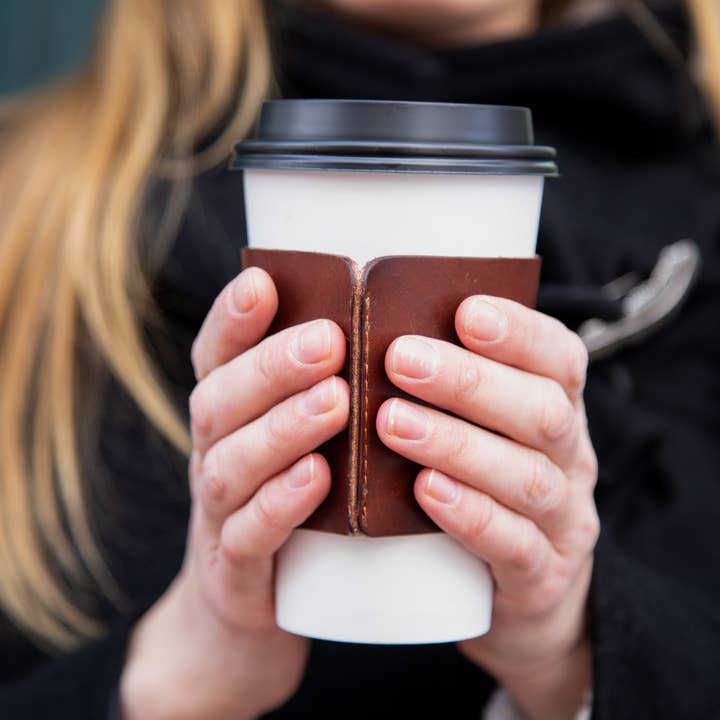 DodoLeather - Wholesale Drink Huggers & Koozies - Leather cup sleeve7