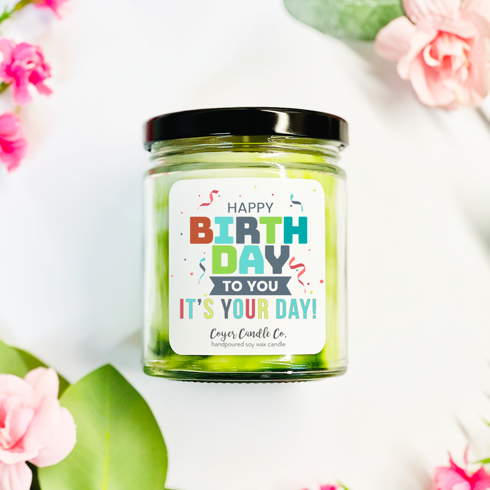 Coyer Candle Co. - Wholesale Jar/Filled Candle - Happy Birthday | 9 oz Candles0