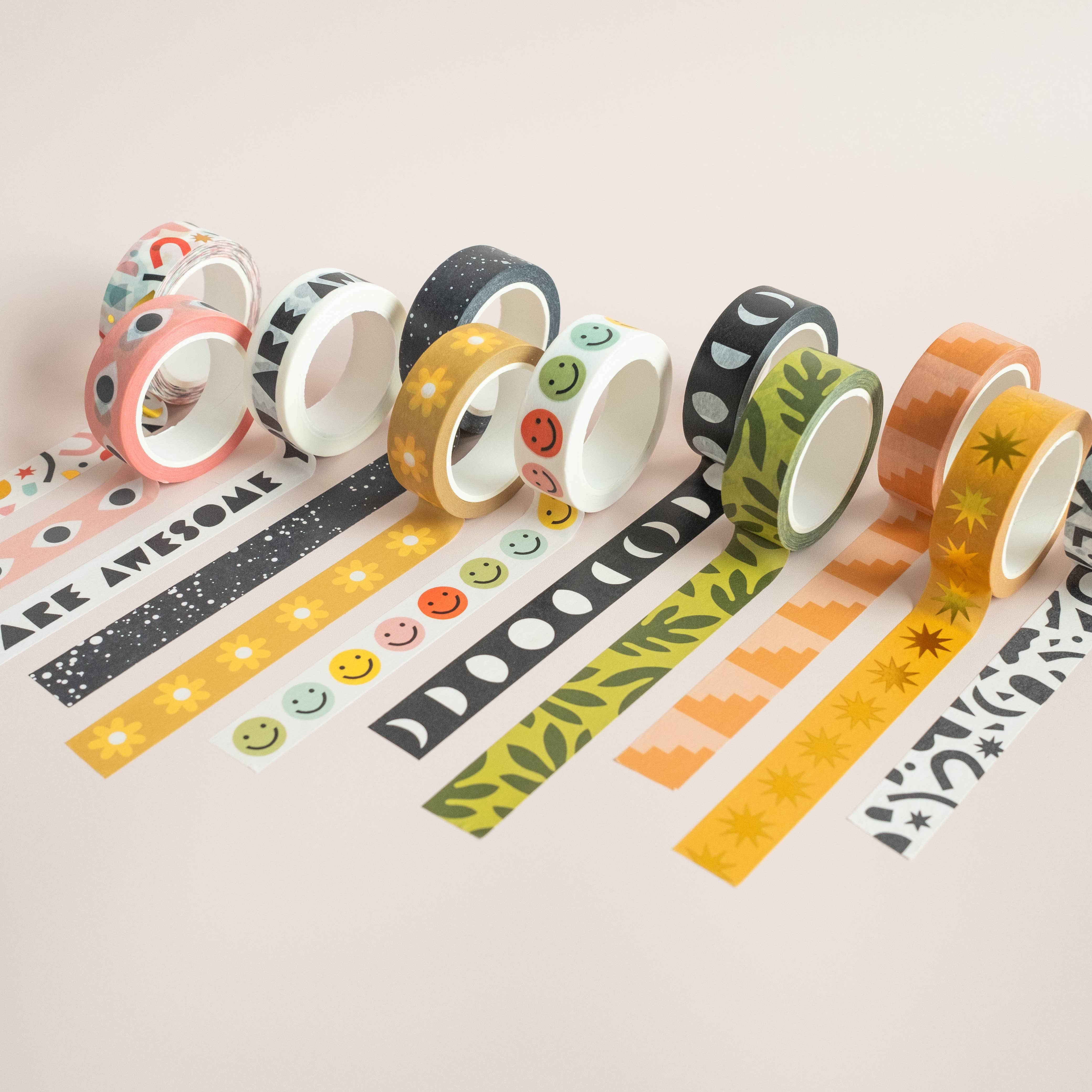 Worthwhile Paper – Engroshandel Washitape – Washi tape med smiley-mønster fra Worthwhile Paper2