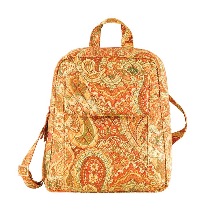 SALE Fall/Harvest Tangiers Orange Backpack for wholesale by C&F Home