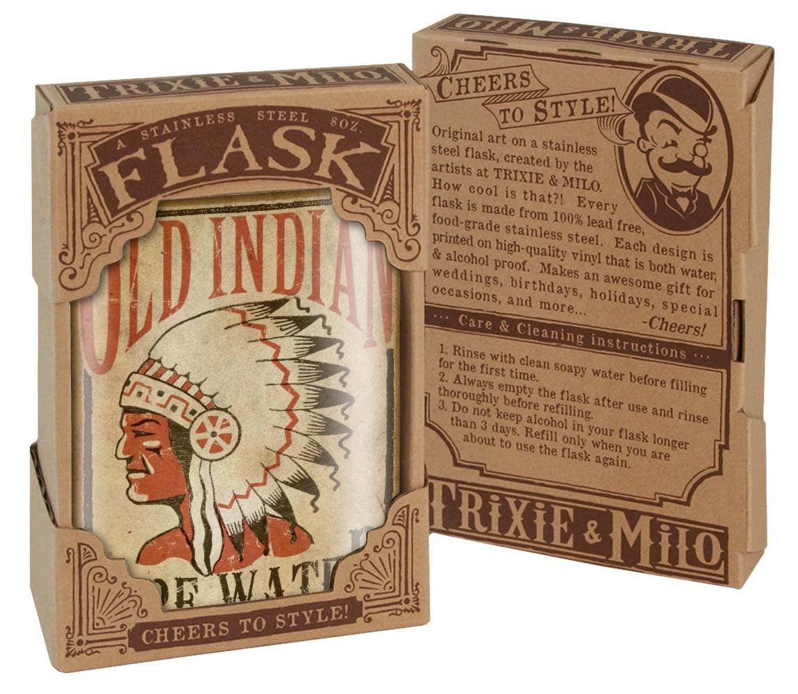 Lucky Jack - Wholesale Flask - Flask - Old Indian Fire Water1