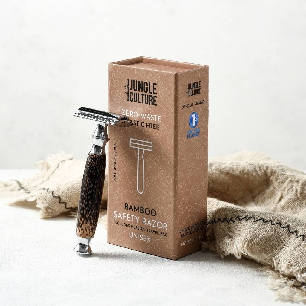 Jungle Culture - Wholesale Razor - Bamboo Safety Razor - Unisex Eco-Friendly Razors, Zero Waste10
