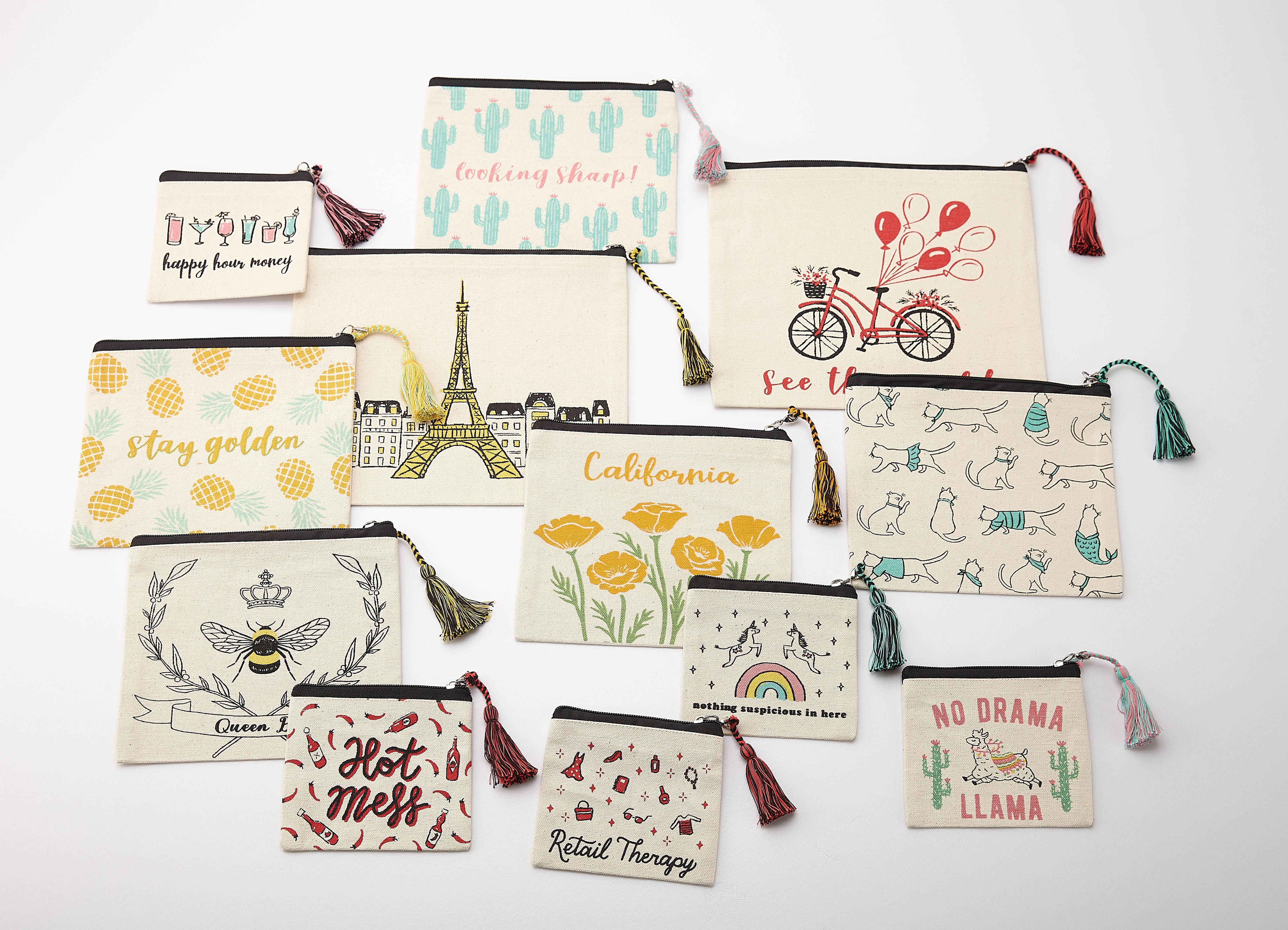 Peking Handicraft - Wholesale Pouch - Women's - Paris Pouch (Set of 6)1