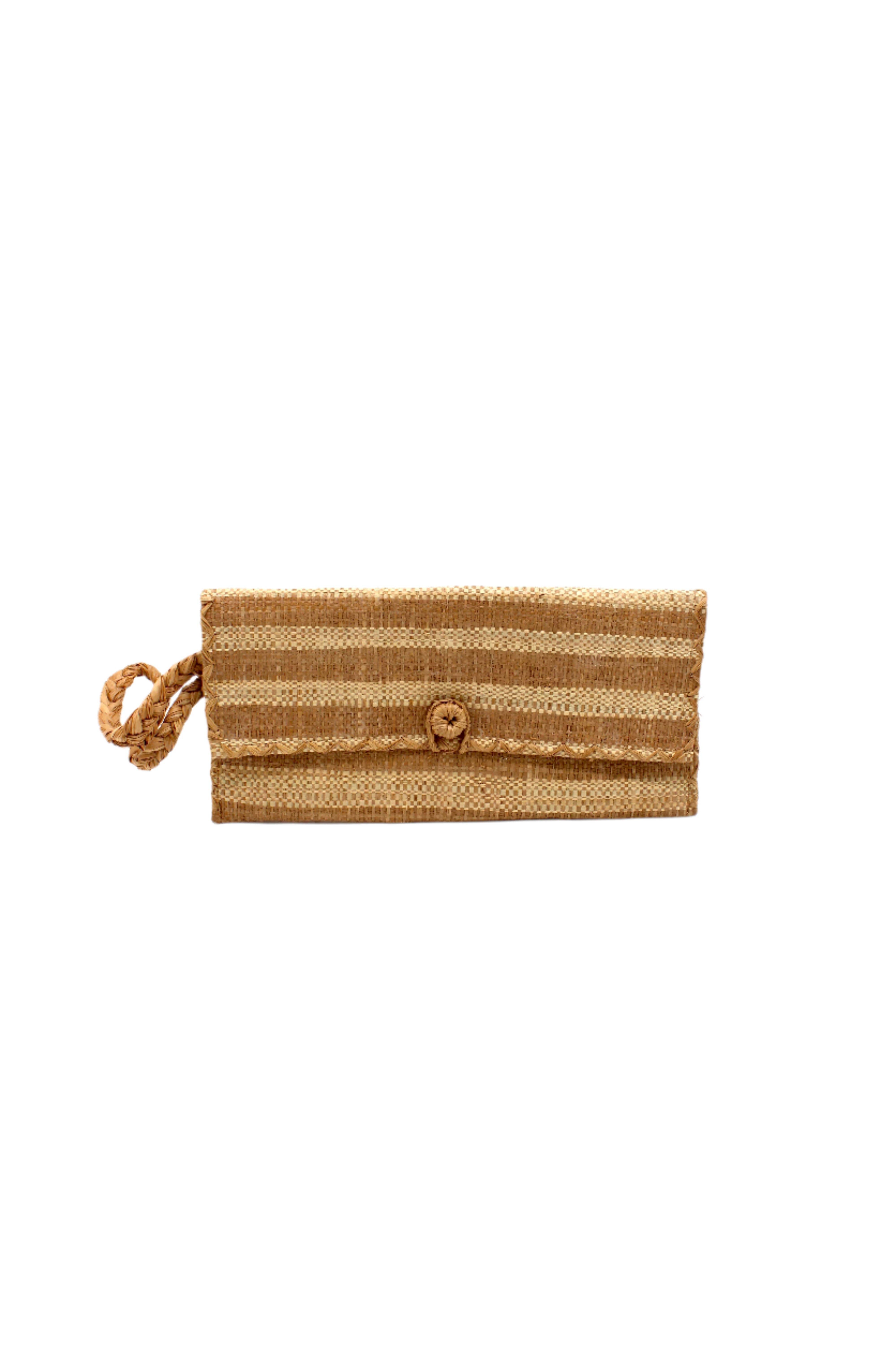 Shebobo – wholesale Clutch bag – women's – ChiChi Straw Envelope Clutch Purse Wristlet Bag30