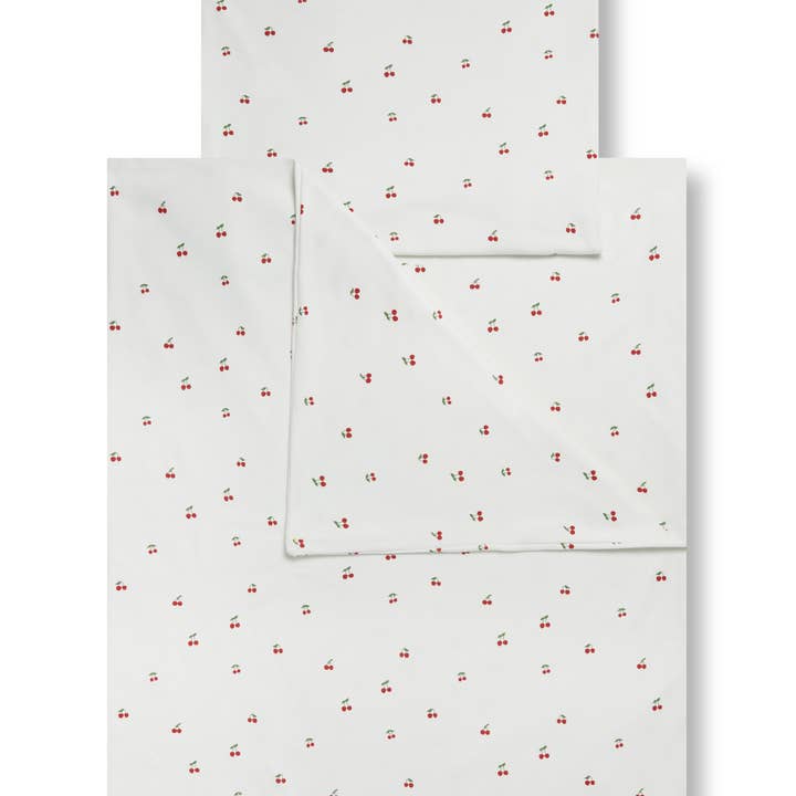 SINGLE BEDDING & PILLOW SETS | CHERRIES for wholesale by Sleepy Doe