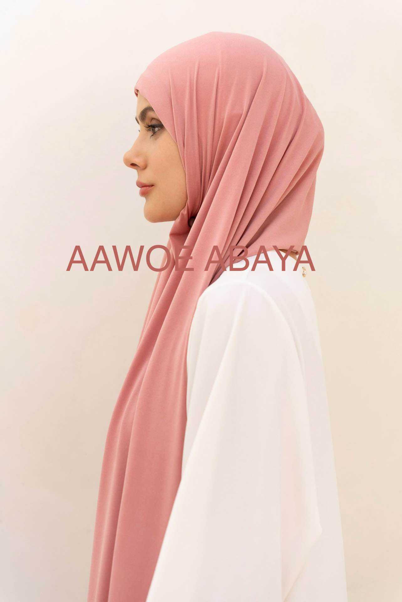 Aawoe Abaya - Wholesale Hijab - Women's - Elegant Long-Sleeve Shawl - 2484-HIJ72