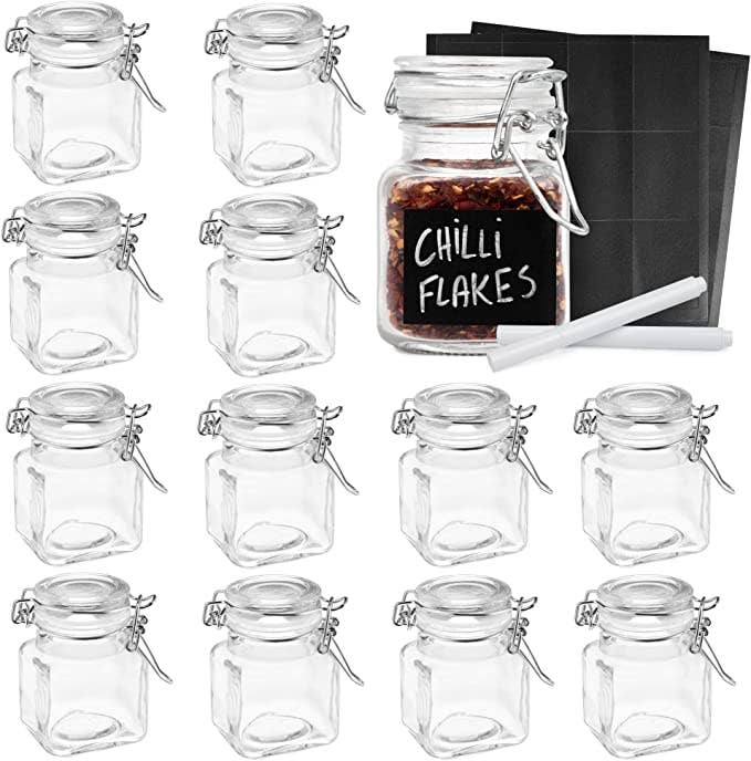 Glass herb jars clearance wholesale