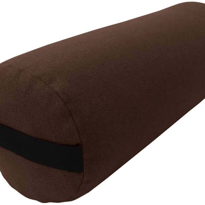 Bean Products - Wholesale Lumbar Pillow - Hemp Yoga Bolster Rectangle Round Pranayama - Professional Studio Quality