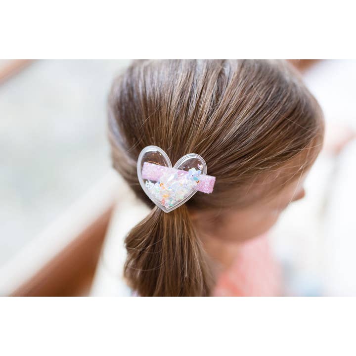 Cheeky Plum - Wholesale Hair Clip - Kids - Shaker Hair Clip Set - Purple Heart