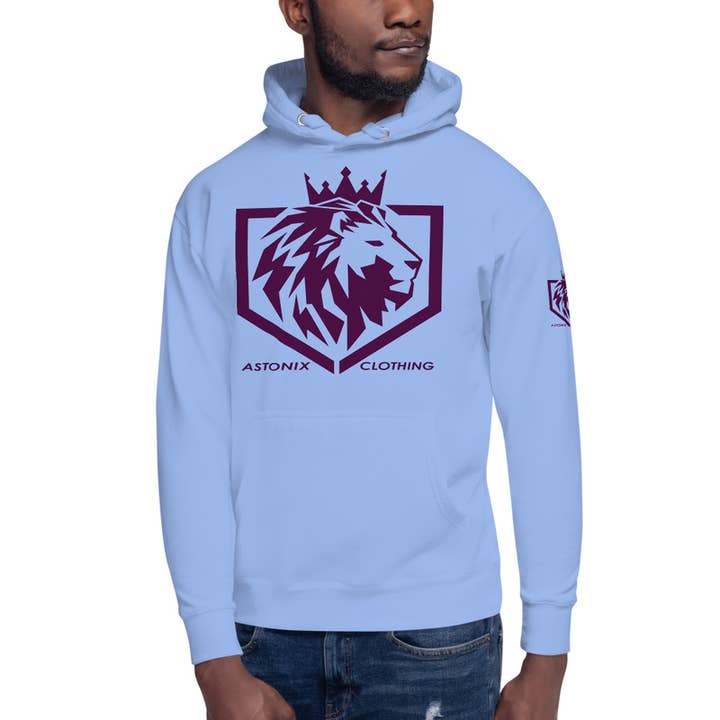 Carolina Blue Astonix Hoodie | Cotton Heritage M2580 for wholesale by Astonix