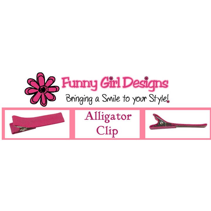 Funny Girl Designs - Wholesale Hair Bow - Kids - Embroidered Big Sister Hair Bow1