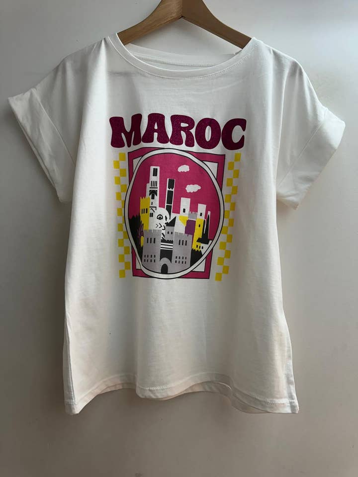 16923 Printet T-shirt for engroshandel hos LORIANE