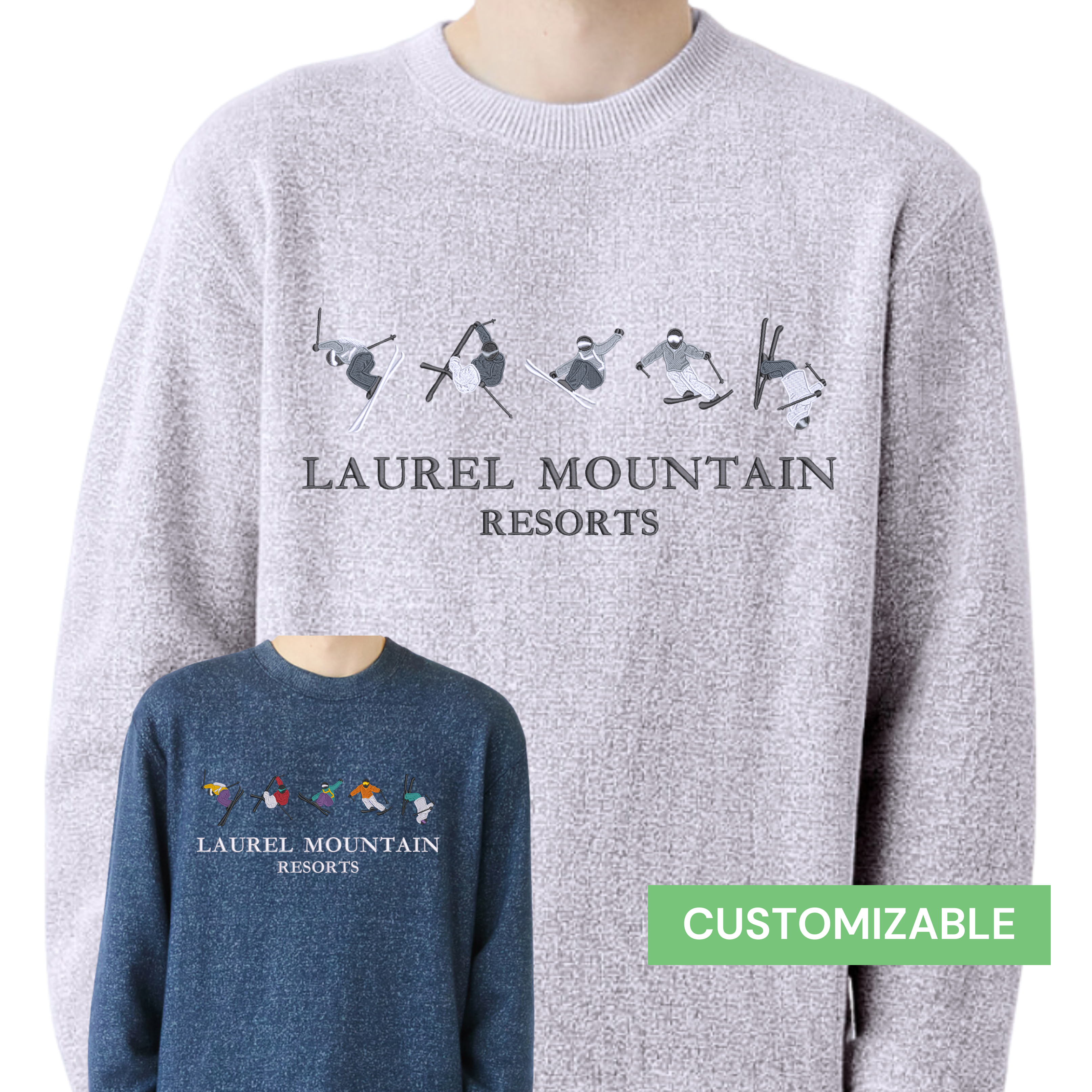 Creology - Wholesale Sweatshirt - Unisex - Ski Tricks Crewneck Sweatshirt3