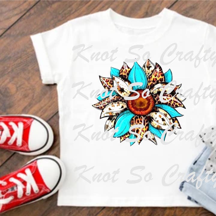 türkisfarbene Kuh Sonnenblume <4847> für den Großhandel von Knot so crafty