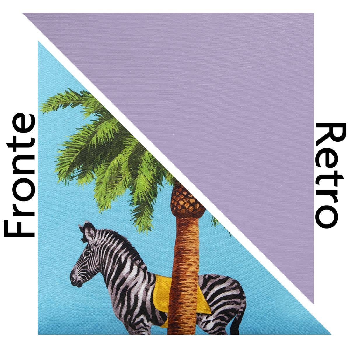 Bergamaschi & Vimercati S.p.a. - Wholesale Throw/Decorative Pillow - Le Cirque Du Marrakech, Cirque Zebra Decorative Cushion 45X455