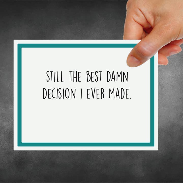 Snarky Megs - Wholesale Jubileumkaartje - Snarky Card - Jubileum - Nog steeds de beste