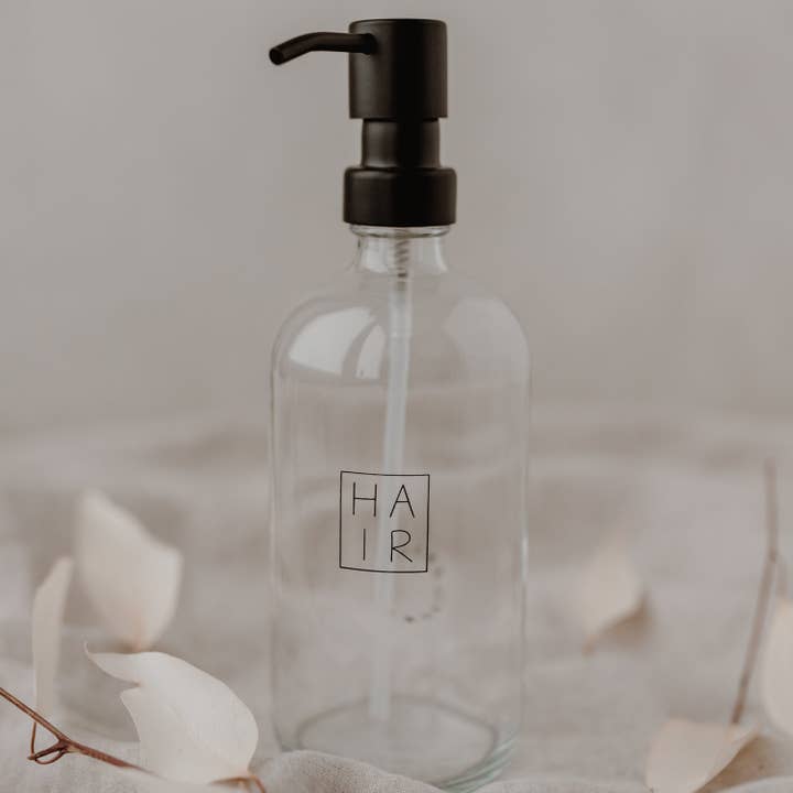 Sæbe dispenser hår gennemsigtig 500ml (pakke med 6) for engroshandel hos Eulenschnitt