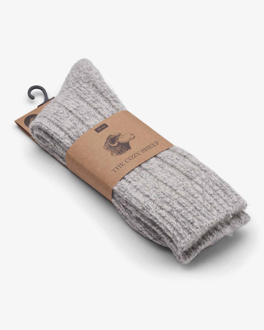 The Cozy Sheep - Wholesale Socks - Unisex - Wool socks - Light grey