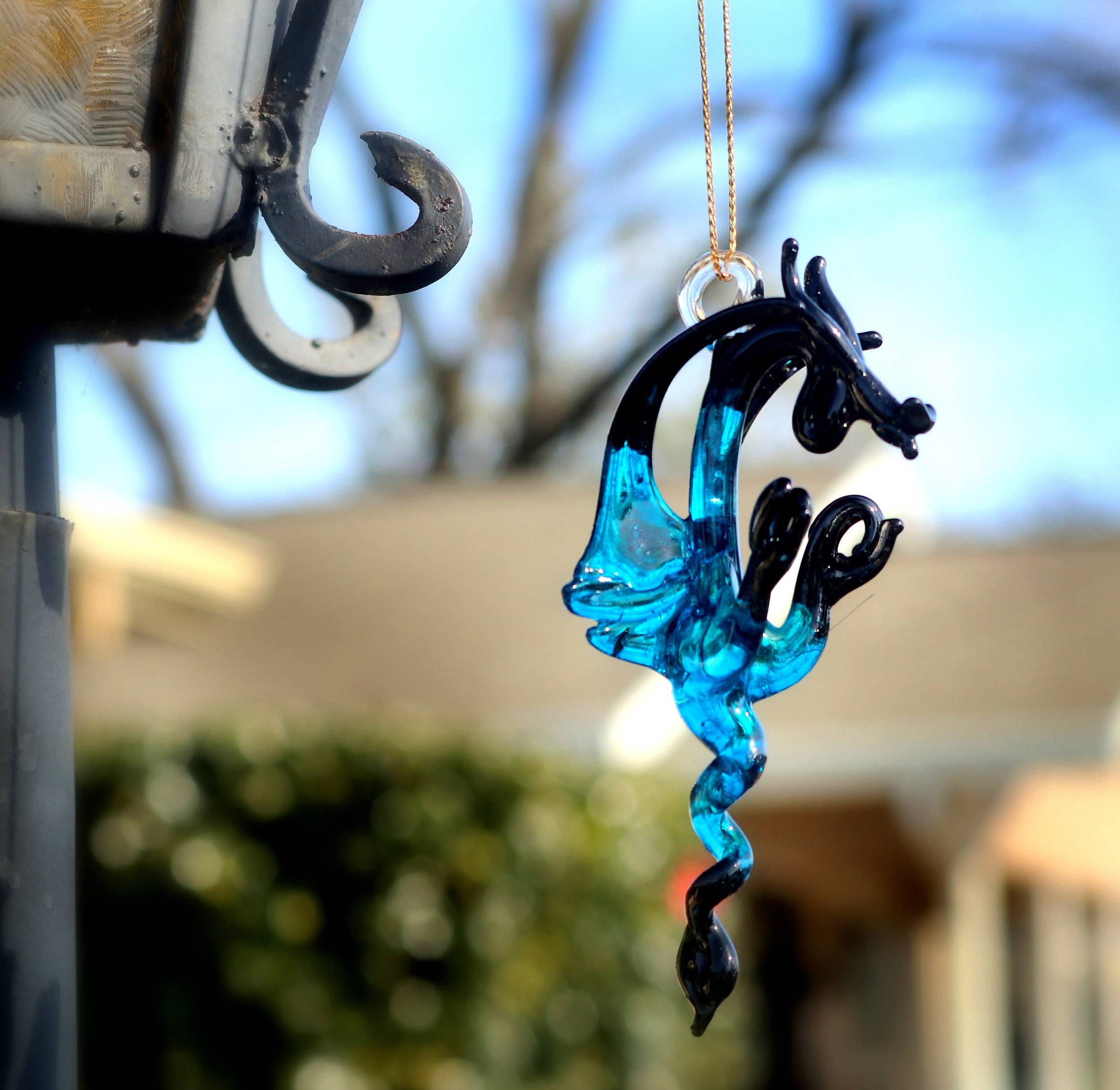 Colores surtidos Adorno de Dragón de Vidrio Soplado - Decoración Hecha a Mano de venta al por mayor en Faire3