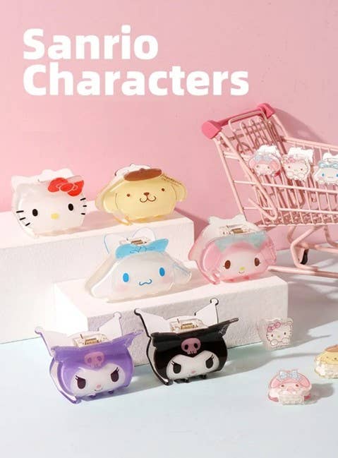 K-Wonderland - Wholesale Hair Clip - Women's - Sanrio Characters Hair Claws Barretts Clip Pins