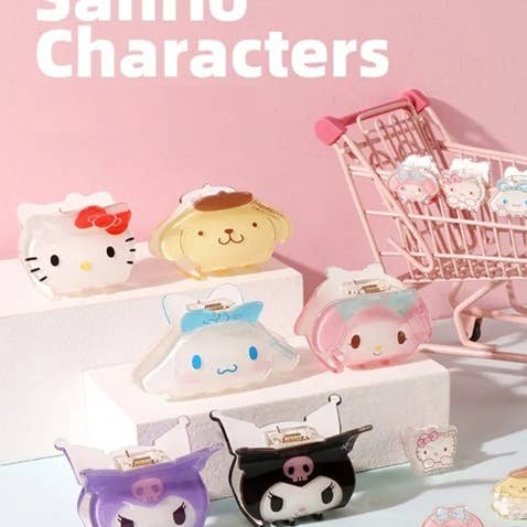 K-Wonderland - Wholesale Hair Clip - Women's - Sanrio Characters Hair Claws Barretts Clip Pins0