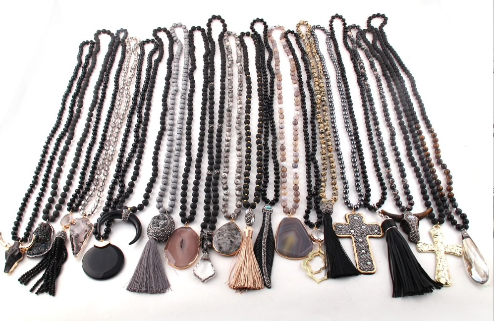 Kate Tuesday Jewelry - Venta al por mayor Collares de cuentas/perlas - Collares de piezas negras3