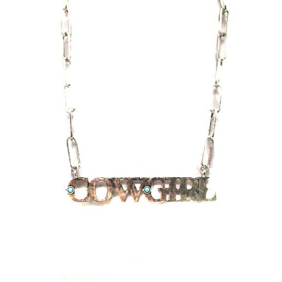 Snowing West - Venta al por mayor Juegos de joyas - Conjunto de Collar de Vaquera con Letra Occidental