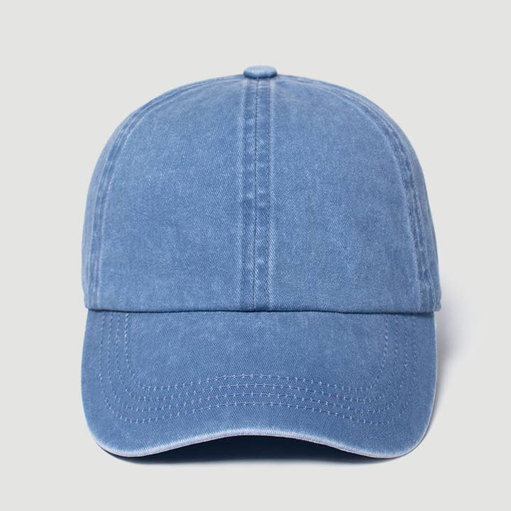 David And Young - Wholesale Baseball Cap - Unisex - GWCAP18670 - Stone Washed Twill 6 Panel Baseball Cap3