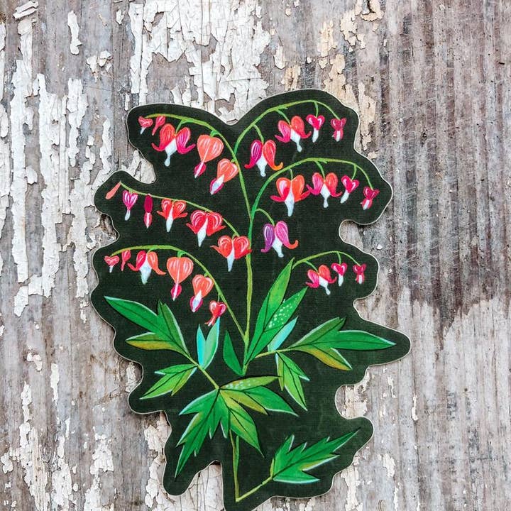 Katie Daisy – Großhandel Aufkleber – Blutendes Herz - Matter Aufkleber