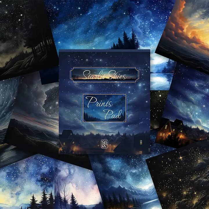 Scrapbook Resource Co - Wholesale Scrapbooking Kit - Starlit Skies