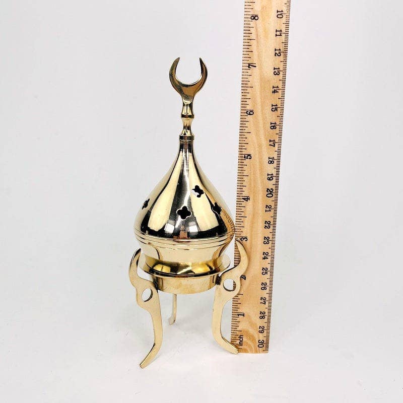 Rock Paradise - Wholesale Incense Holder - Brass Incense Burner - Cone or Resin Burner4
