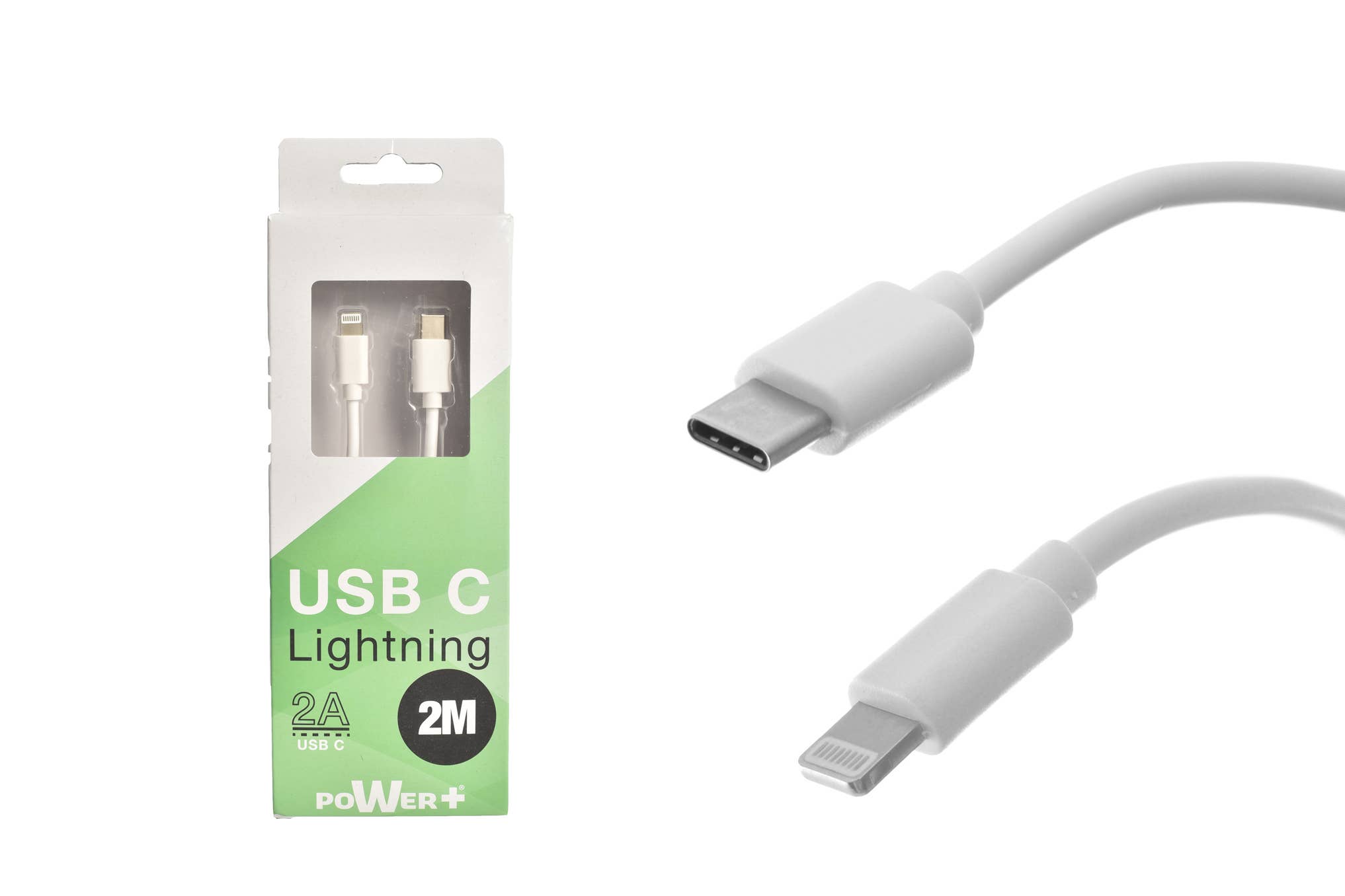 CP INTERNATIONAL - Wholesale Charging Cable - Type C / Lightning Cable 2m 2.4A0