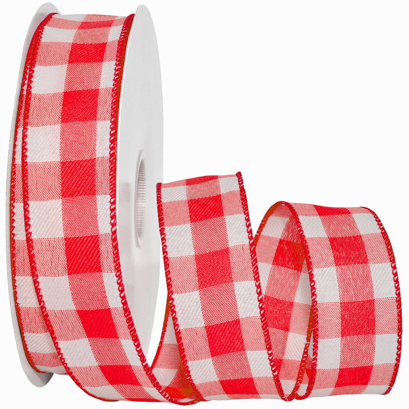 Morex Ribbon - Wholesale Ribbon - Gift Wrapping - #7382 Gingham Style (wired) Plaid19