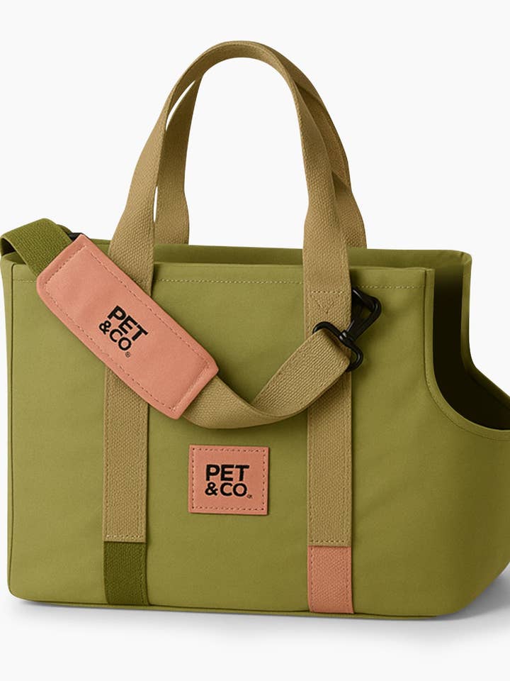 Bruno Canvas Luxury Dog Bag in Olive for wholesale by PET & Co. eine Marke von Variance GmbH