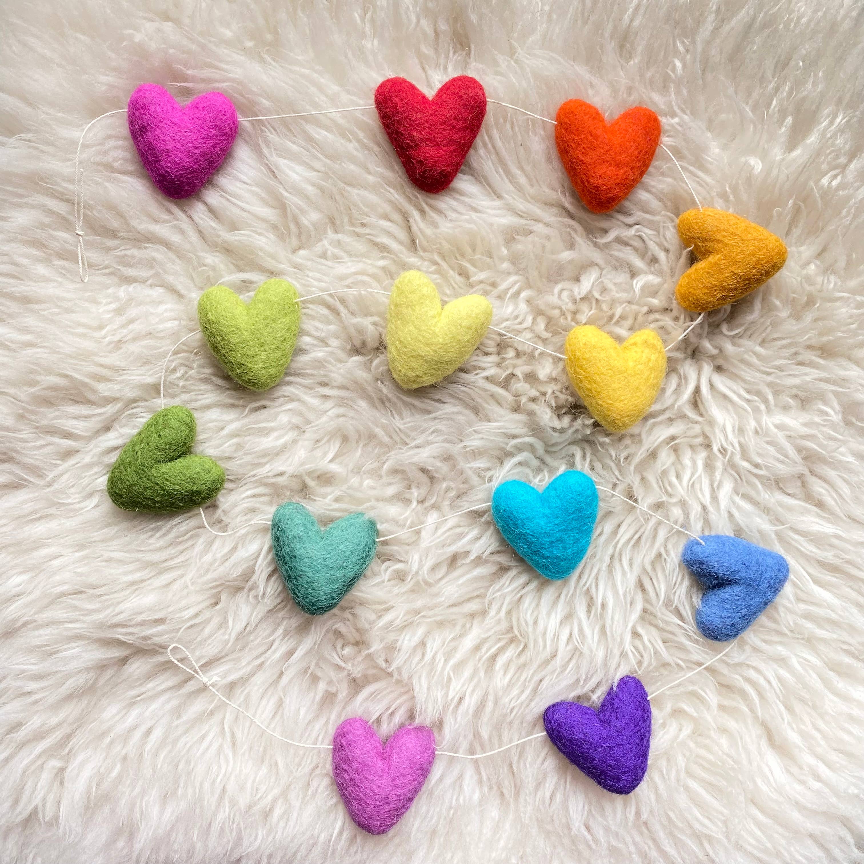 Sheep Farm Felt - Wholesale Bunting/Garland - All-Heart Garland | Rainbow1