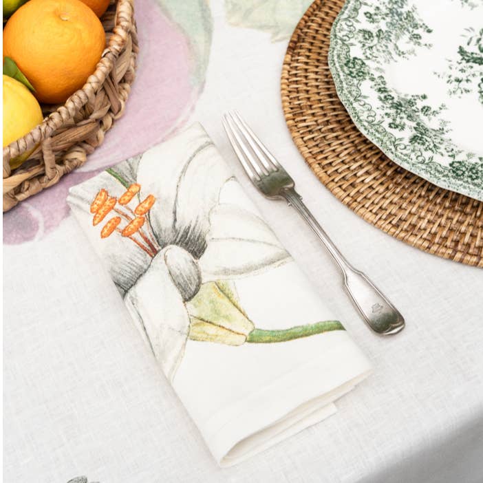 The Napking – wholesale Dinner & cloth napkin – Set of 4 Napkins "Anselmus" 100% Made in Italy1