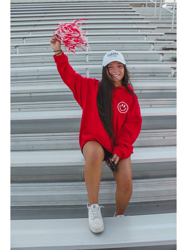 402threads - Vendita all'ingrosso Felpa con cappuccio - Donna - Felpa con cappuccio Go Red or Go Home (fronte e retro)2