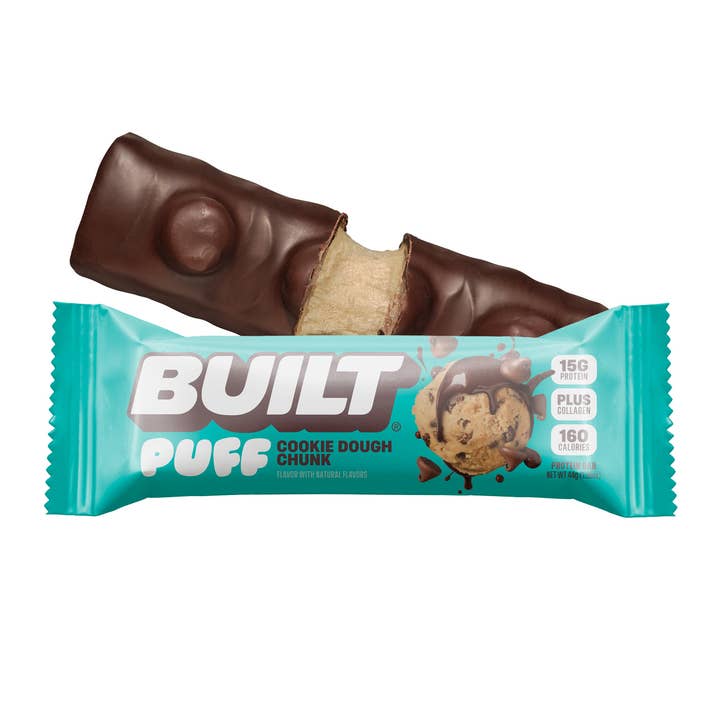 Built Bar - Wholesale Snack Bar - Cookie Dough Chunk Puff - 12ct.5