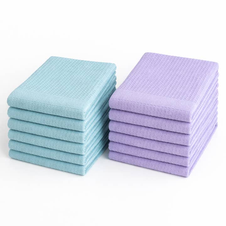 Luzia Turkse Katoenen Wafelstructuur Keukendoeken – Set van 12 voor wholesale door Luzia