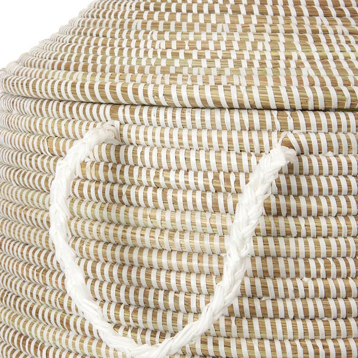 African Modern - Wholesale Laundry Hamper - Slender Laurel Hamper Basket from Senegal2