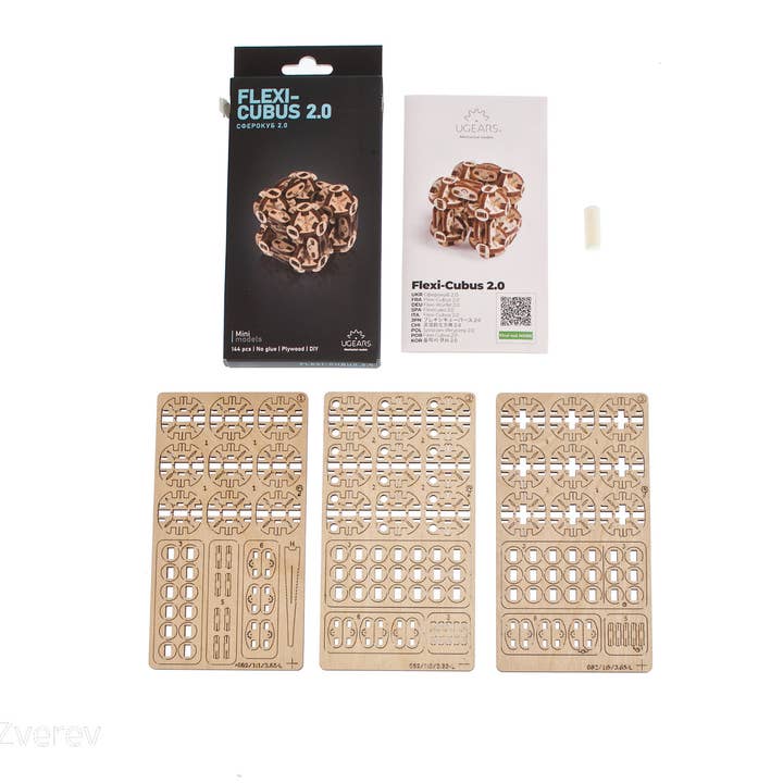 Ukidz LLC - Wholesale DIY Craft Kit - UGears Flexi-cubus V2.0 (New packaging)