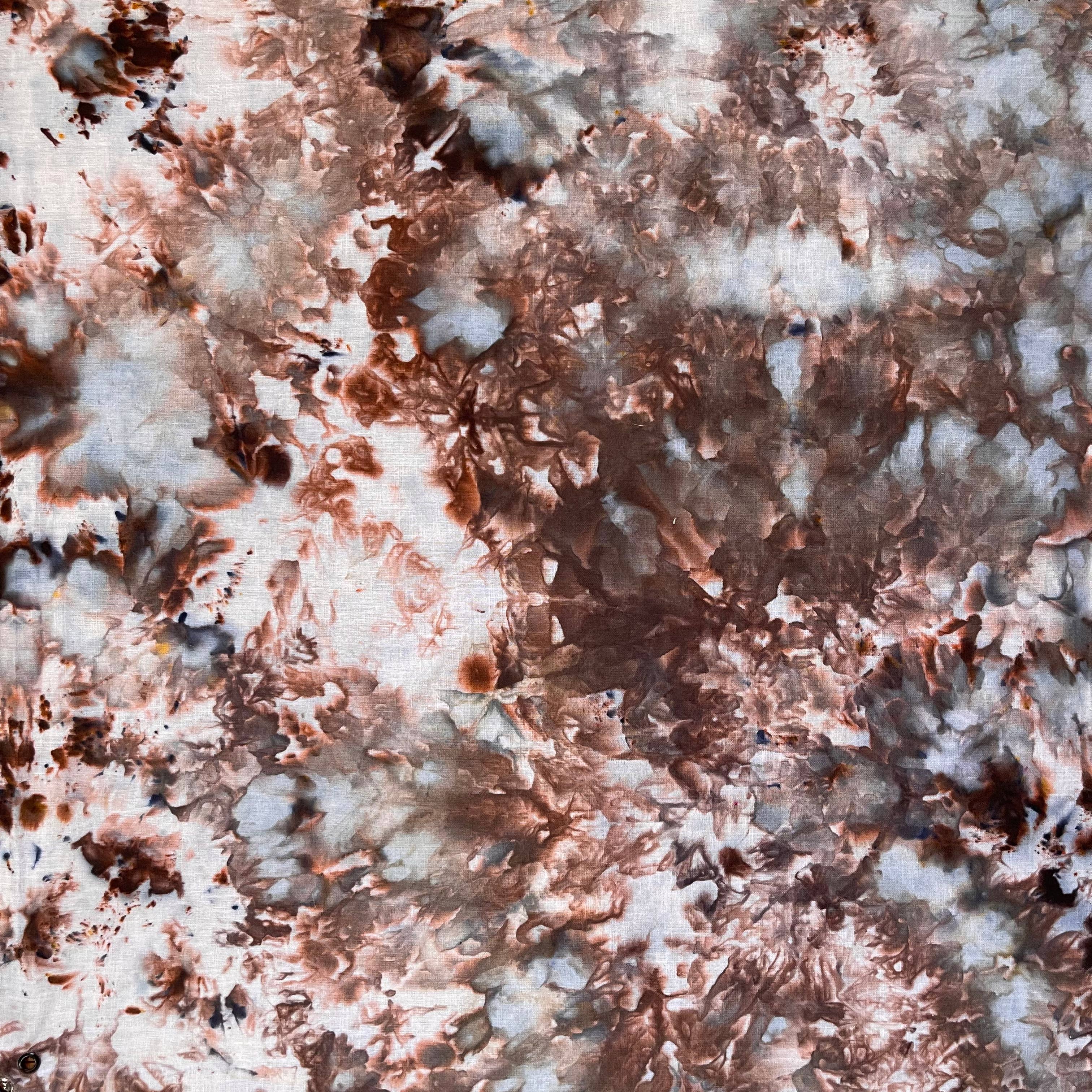 Black Sheep Goods - Vente Caftan – femme - Caftan teinte à l’encre glacée / Robe d’intérieur10