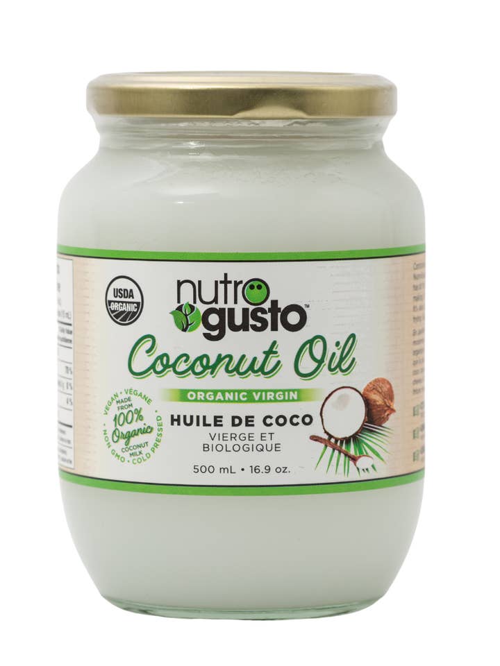NutroGusto Organic Coconut Oil 500ml for wholesale by NutroGusto