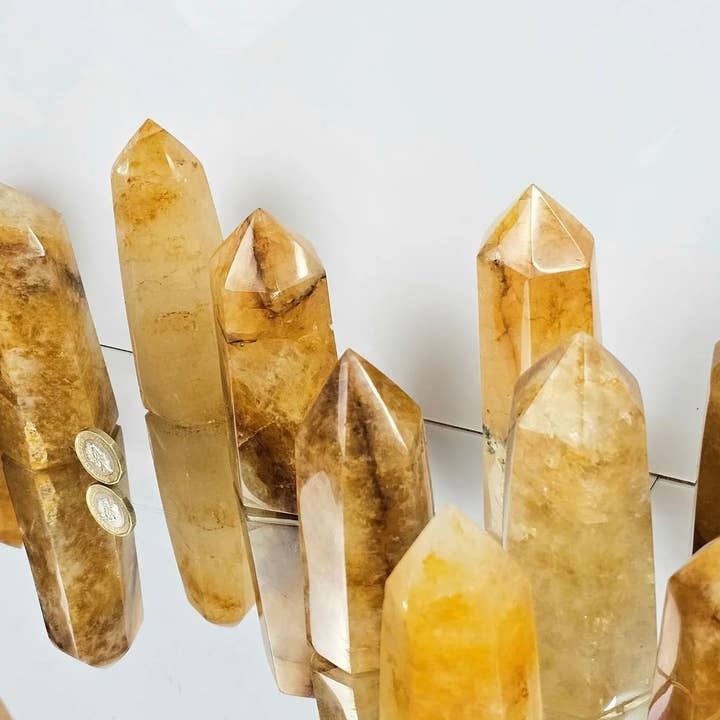 Distinction Crystals - Wholesale Spiritual Stone/Crystal - Golden Healer Quartz Crystal Prism