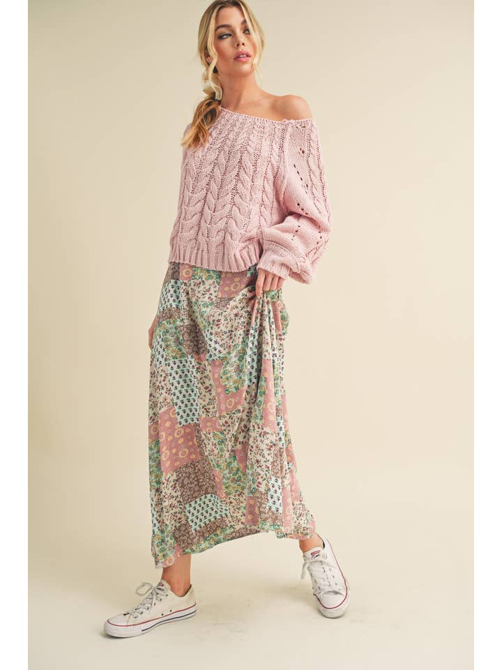 AEMI + CO - Wholesale Skirt - Women's - 773DN Bradyn Print Skirt40